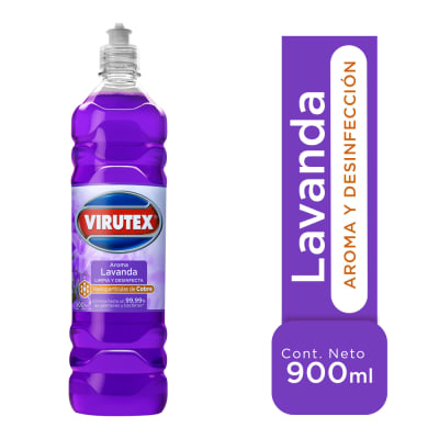 VIRUTEX LIMPIAPISOS DESINFECTANTE 900 ML LAVANDA