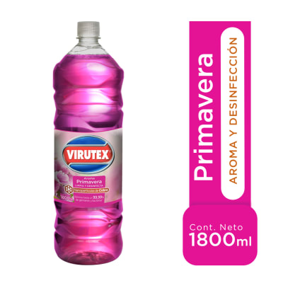 VIRUTEX LIMPIAPISOS DESINFECTANTE 1800 ML PRIMAVERA