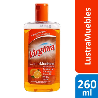 VIRGINIA LUSTRAMUEBLES ACEITE 260 ML NARANJA