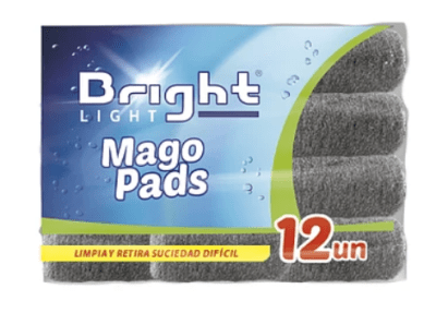 BRIGHT MAGO PADS SIN JABON 12 UNID