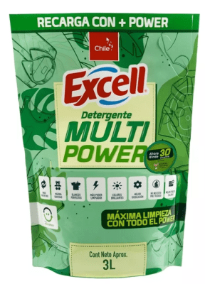 EXCEL DETERGENTE MULTIPOWER 3 LTS DOYPACK