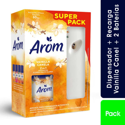 AROM AMBIENTAL 250 ML AUTO VAINILLA + DISPENSADOR