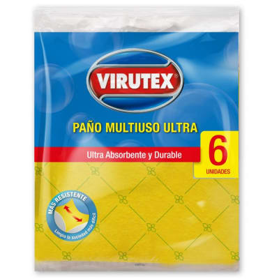 VIRUTEX PAÑO MULTIUSO ULTRA 6 UNID
