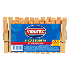 VIRUTEX PINZAS MADERA 24 UN