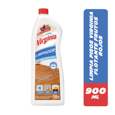 VIRGINIA LIMPIADOR P/FLOTANTE 900 ML FRUTOS ROJOS