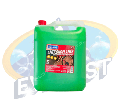 AGUACOL ANTICONGELANTE -6° VERDE BIDÓN 10 LTS