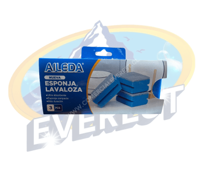 AILEDA ESPONJA LAVALOZA 3 UNIDADES