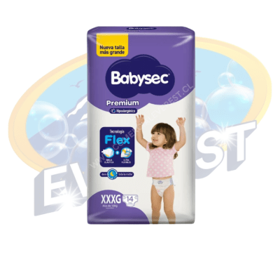 BABYSEC PAÑAL PREMIUM XXXG 14 UNIDADES