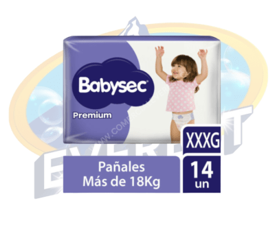 BABYSEC PAÑAL PREMIUM XXXG 14 UNIDADES