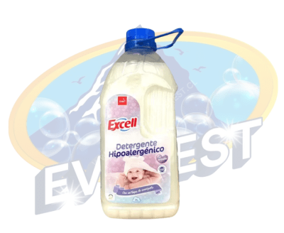 EXCELL DETERGENTE HIPOALERGÉNICO 3 LITROS
