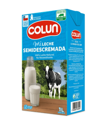 COLUN LECHE LIQUIDA SEMIDESCREMADA 1 LT