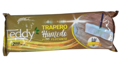 TEDDY TRAPERO HUMEDO 12 UN PISO FLOTANTE