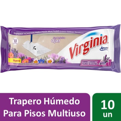 VIRGINIA TRAPERO HUMEDO 10 UNID LAVANDA