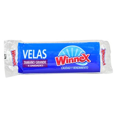 WINNEX VELAS 4 UNID GRANDE