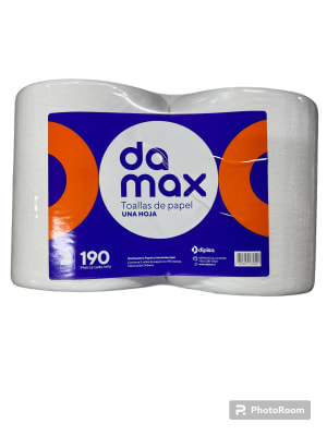 OVELLA DAMAX TOALLA 190 MTS X2 ROLLOS