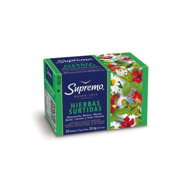 TE SUPREMO HIERBAS SURTIDAS 20 BOLSAS