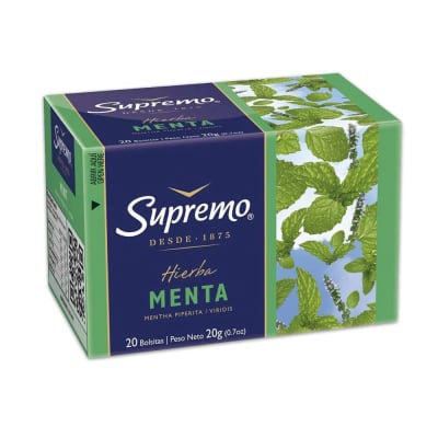TE SUPREMO MENTA 20 BOLSAS