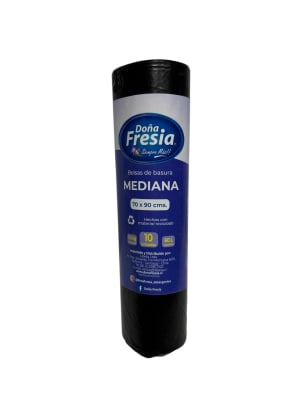 DOÑA FRESIA BOLSA DE BASURA PEQUEÑA 50 X 70 CM 10 UN
