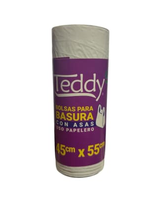 TEDDY BOLSA BASURA CON ASAS 45 X 55 CM 20 UN