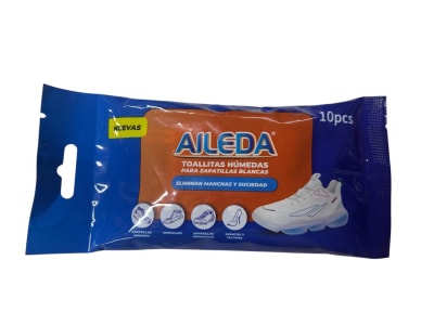 AILEDA TOALLAS HÚMEDAS PARA ZAPATILLAS BLANCAS 10 UN