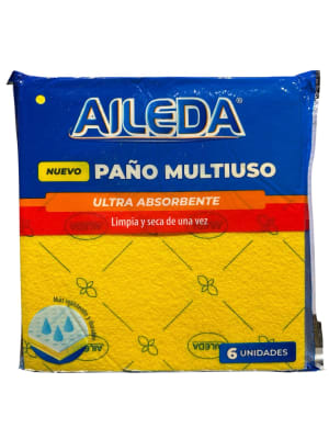 AILEDA PAÑO MULTIUSO ULTRA 6 UNIDADES