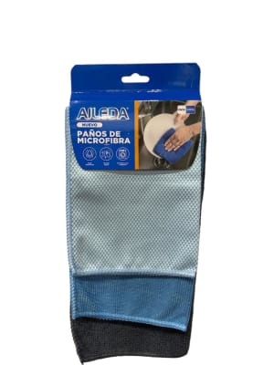 AILEDA PAÑO MICROFIBRA 3 UNIDADES