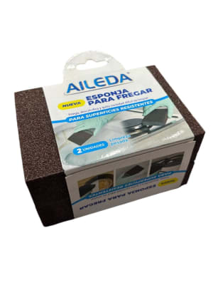 AILEDA ESPONJA PARA FREGAR 2 UNIDADES