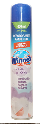 WINNEX DESODRANTE 400 ML BEBE
