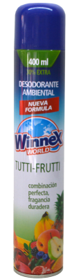 WINNEX DESODRANTE 400 ML TUTTI FRUTTI