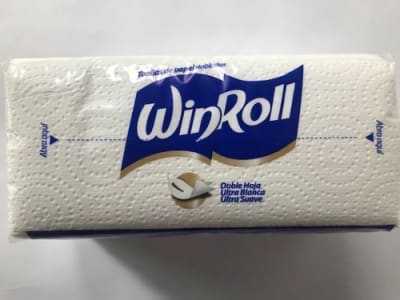 WIN ROLL TOALLA INTERFOLIADA DOBLE HOJA 200 UN
