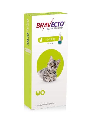 BRAVECTO GATO 1,2 - 2,8 KG1