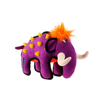 GIGWI DURASPIKES PELUCHE EXTRA DURABLE ELEFANTE MORADO1