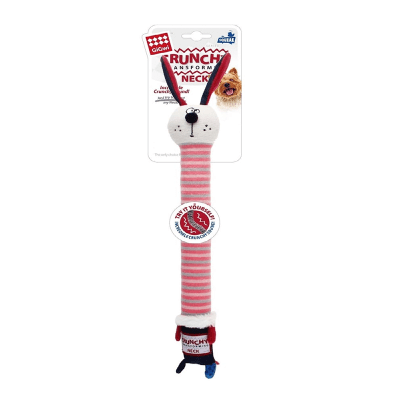 GIGWI CRUNCHY NECK PLUSH CONEJO1