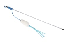 CAMON CAT TOY CAÑA CUERO AZUL