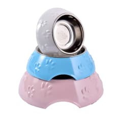 MASCAN PLATO HUELLITAS CELESTE