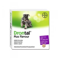 DRONTAL PLUS SABORIZADO PERRO 2 U