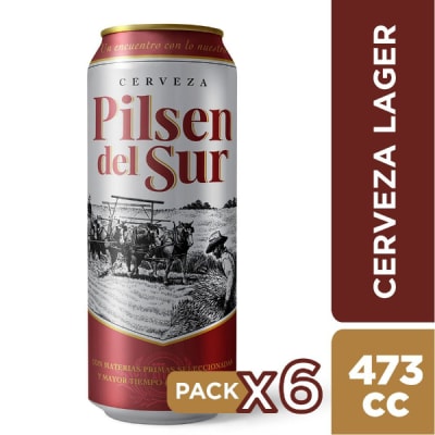 Pk Pilsen Del Sur X 6 Lata 473Cc1