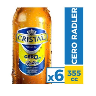 Pk Cristal Radler X 6 Botellin 355Cc 
