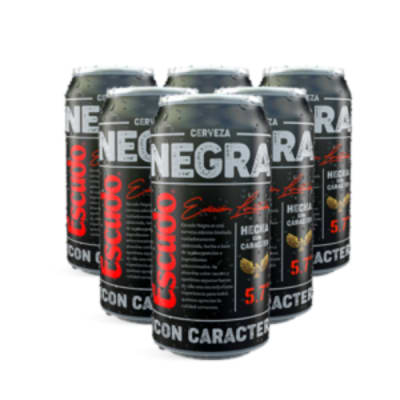 Pk Escudo Negra X 6 Lata 470Cc 1