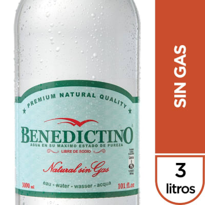 Benedictino Sin Gas 3000Cc