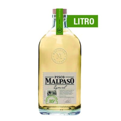 Pisco Mal Paso Litro 35°1