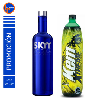 Vodka Skyy + Kem Xtreme Des 1500Cc