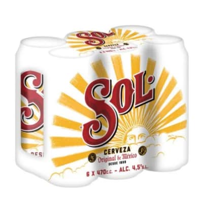 Pk Sol X 6 Lata 470Cc 