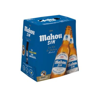 Pk Mahou S/Alcohol X 6 Botellin 250Cc 1