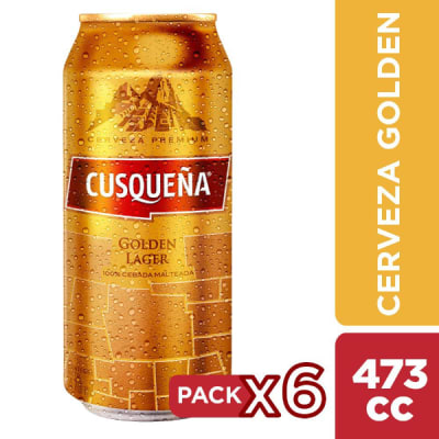 Pk Cusqueña X 6 Lata 473Cc 