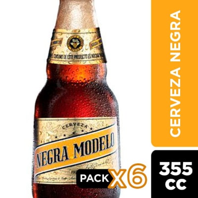 Pk Negra Modelo  X 6 Botellin 1