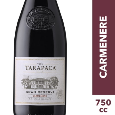 Tarapaca Gran Reserva Et. Blanca Carmenere1