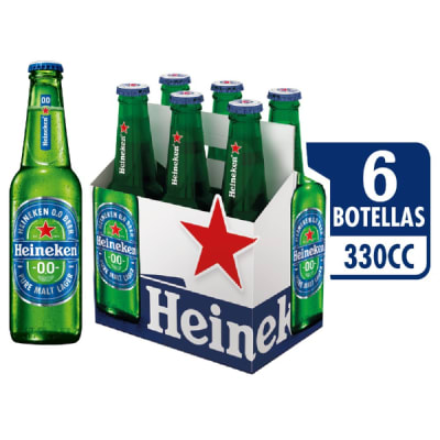 Pk Heineken Cero X 6 Botellin 330Cc 1