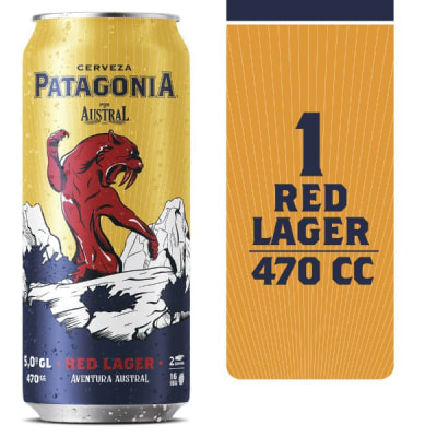 Patagonia Red Lata 470Cc