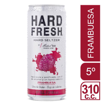 Hard Fresh Frambuesa Lata 310Cc1